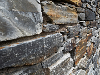 Irish Stone walls patterned background 