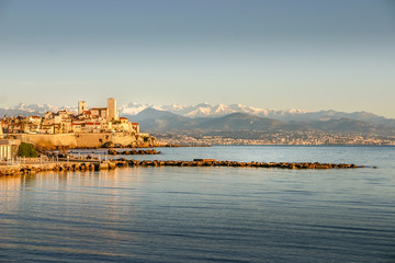 View of Antibes, French Riviera