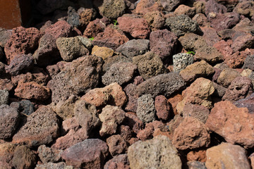 Background full of little stones