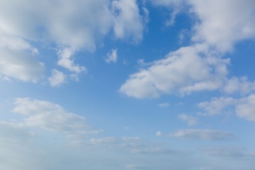 blue sky with cloud closeup.