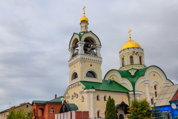 Fototapeta na wymiar Church of the Holy Martyr Elizabeth in Diveyevo, Russia