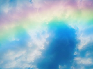 rainbow in the sky