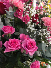 バラの花束