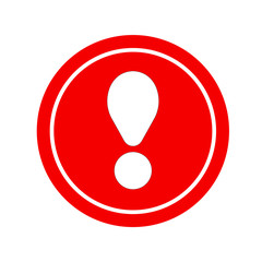 red exclamation mark icon