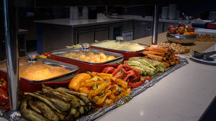 Banquet salad zuchini, carrots, pepper red, pepper green, sweet potato,