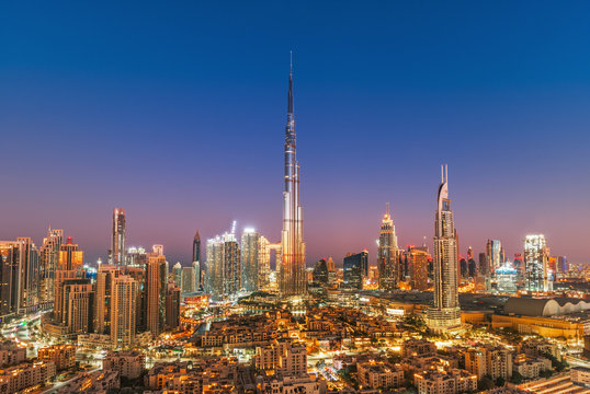 DUBAI - Amazing view on Dubai city center skyline, United Arab Emirates © Rastislav Sedlak SK