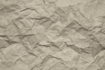 Texture of old recycle crumpled paper, can be use as abstract background, wallpaper, webpage, copy space for text.