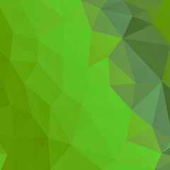 Obraz na płótnie Canvas Green geometric low poly illustration