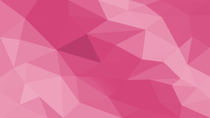 Abstract pink low poly structure