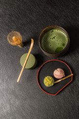 Fototapeta premium 抹茶 green tea made in Japan