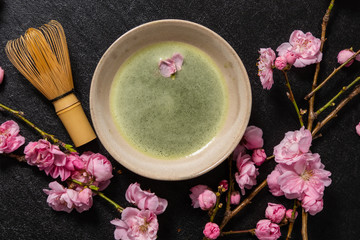 Fototapeta na wymiar 抹茶　green tea made in Japan