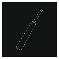 bat to play cricket. illustration for web and mobile design.