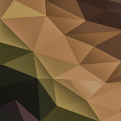 Abstract modern geometric concept background. Low poly banner with dark colors