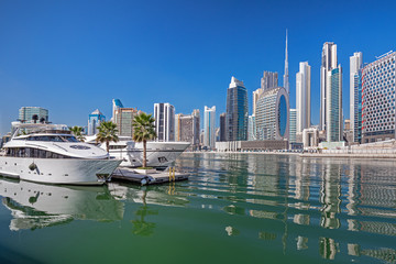 Fototapeta premium Dubai city center view, United Arab Emirates