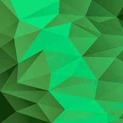Green modern low poly concept backdrop