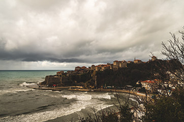 Storm Clouds over the Sea