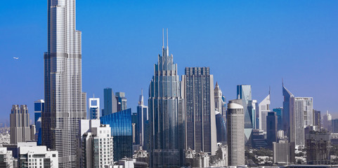 Dubai city center view, United Arab Emirates