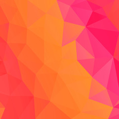 Colorful low poly banner concept backdrop