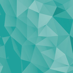 Beautiful turquoise low poly banner