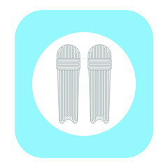 protector to play cricket. illustration for web and mobile design.