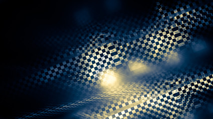 Fototapeta premium &nbsp;Interesting abstract background. Expressive lines, concept of dynamics and movement.