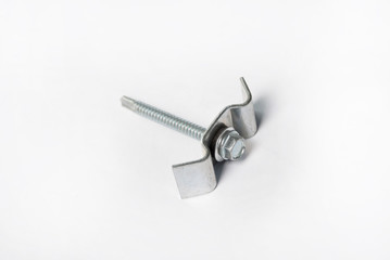 fasteners on a white background
