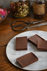 Vegan chocolate bars for Valentine's Day