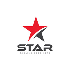 Obraz premium Star Logo Icon Design Vector