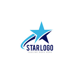 Obraz premium Star Logo Icon Design Vector