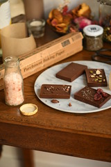 Vegan chocolate bars for Valentine's Day