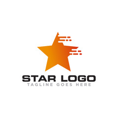 Obraz premium Star Logo Icon Design Vector
