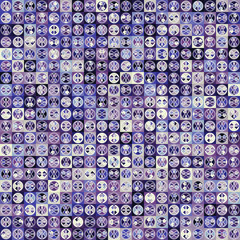 Abstract vector pattern design in Geometric flat style for web banner, business presentation, branding package, fabric print, wallpaper