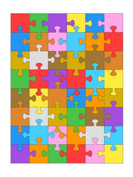 illustration of a Jigsaw puzzle