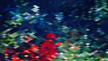 Abstract Colorful Geometrical Artwork,Abstract Graphical Art Background Texture,Modern Conceptual Art.3D Rendering