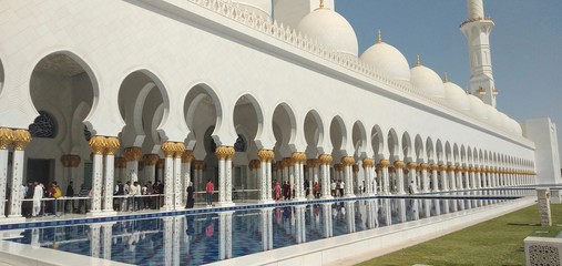 Outdoor view of  the mosque.