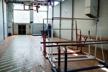 Installation sportive d'un gymnase de la ville