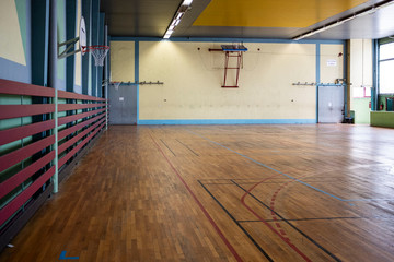 Installation sportive d'un gymnase de la ville
