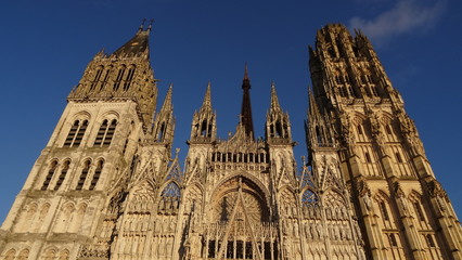 Naklejka premium Rouen is a beautiful city in Normandy, France