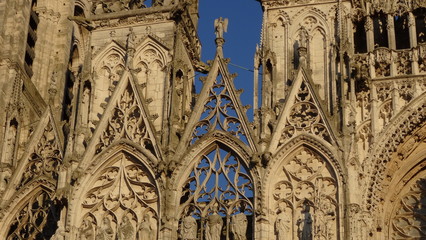 Fototapeta premium Rouen is a beautiful city in Normandy, France