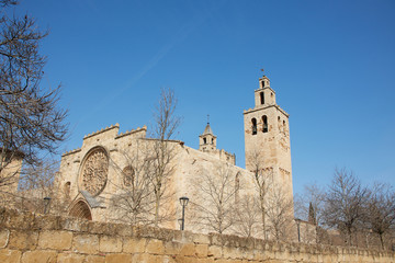Obraz premium Monastery of Sant Cugat in Catalonia, Spain