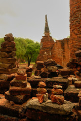 wat phra si sanphet ayutthaya thailand