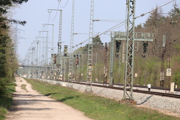 Entlang der Bahnstrecke