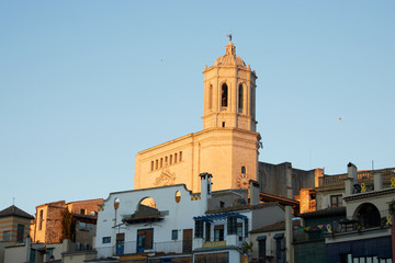Fototapeta na wymiar The city of Girona in Catalonia, Spain