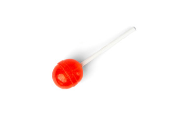 Sweet candy - lollipop isolated on white background.