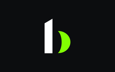 lb or bl and l or b lowercase Letter Initial Logo Design, Vector Template © usman