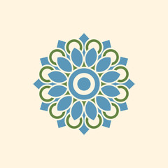 Mandala. Round Ornament Pattern. Vintage decorative elements. Hand drawn background. Islam, Arabic, Indian, ottoman motifs.