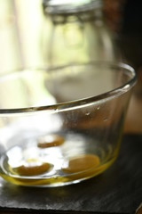 raw eggs in a bowl