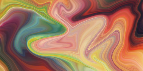 Abstract Color flow gradient background. Liquid marble art texture. Flow inks in water style