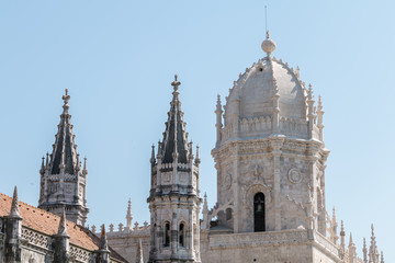 Fototapeta na wymiar holy mary church of Belem (Igreja de Santa Maria de Belem) in Lisbon