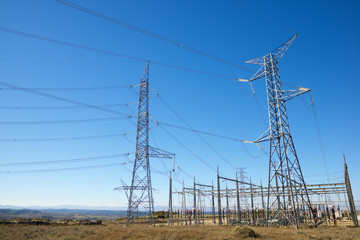 Electrical substation and power line